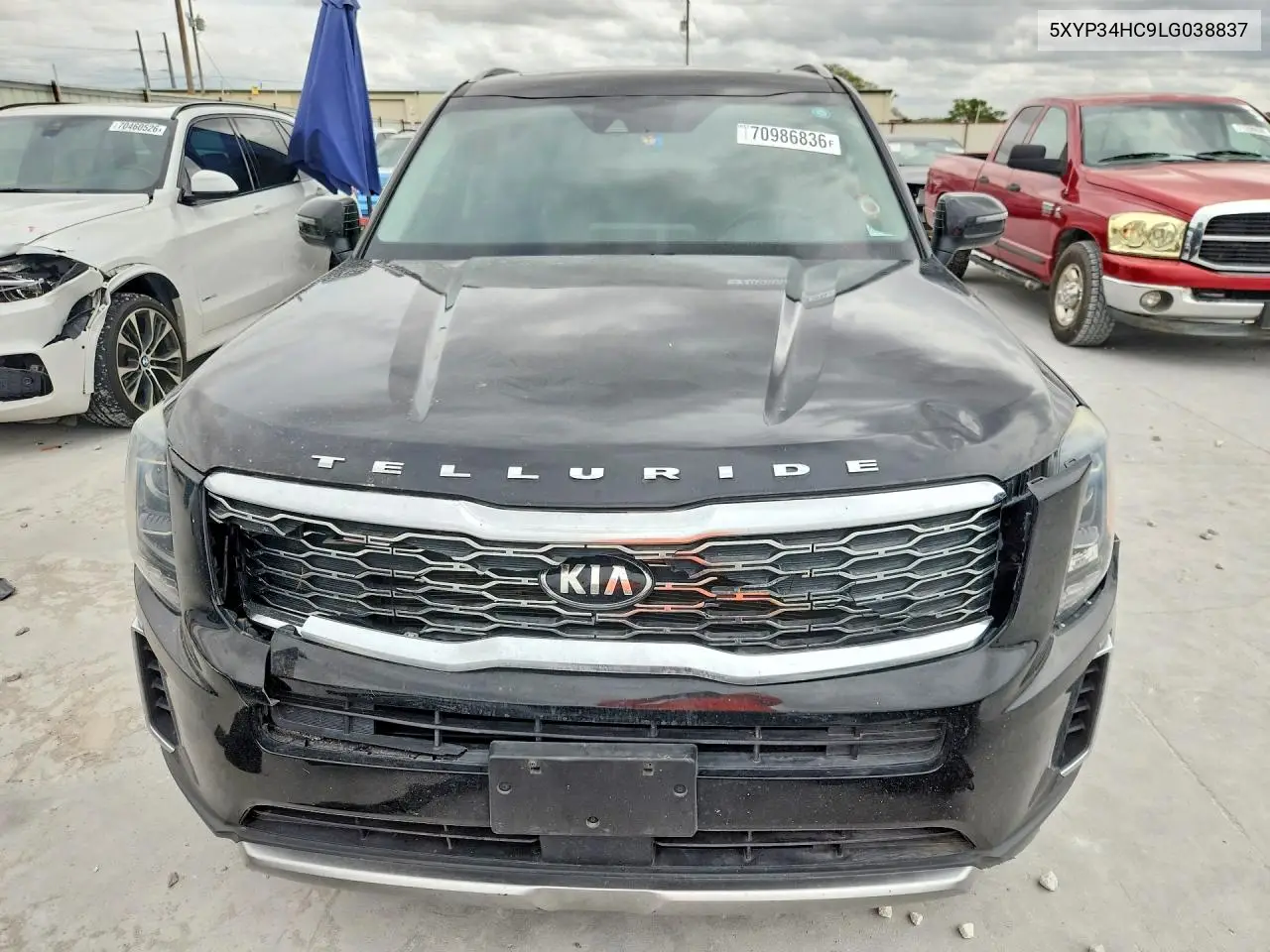 2020 KIA TELLURIDE VIN 5XYP34HC9LG038837 — фото 5
