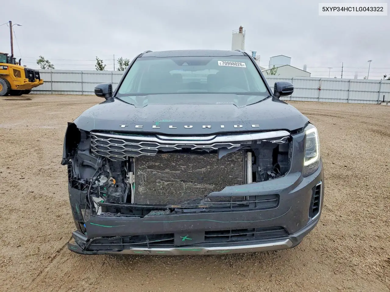 2020 KIA TELLURIDE VIN 5XYP34HC1LG043322 — фото 5
