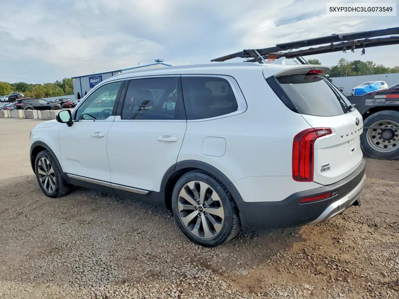 2020 KIA TELLURIDE VIN 5XYP3DHC3LG073549 — фото 2