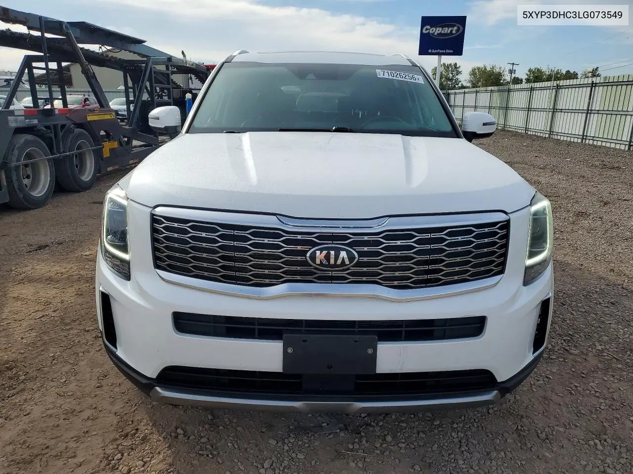 2020 KIA TELLURIDE VIN 5XYP3DHC3LG073549 — фото 5