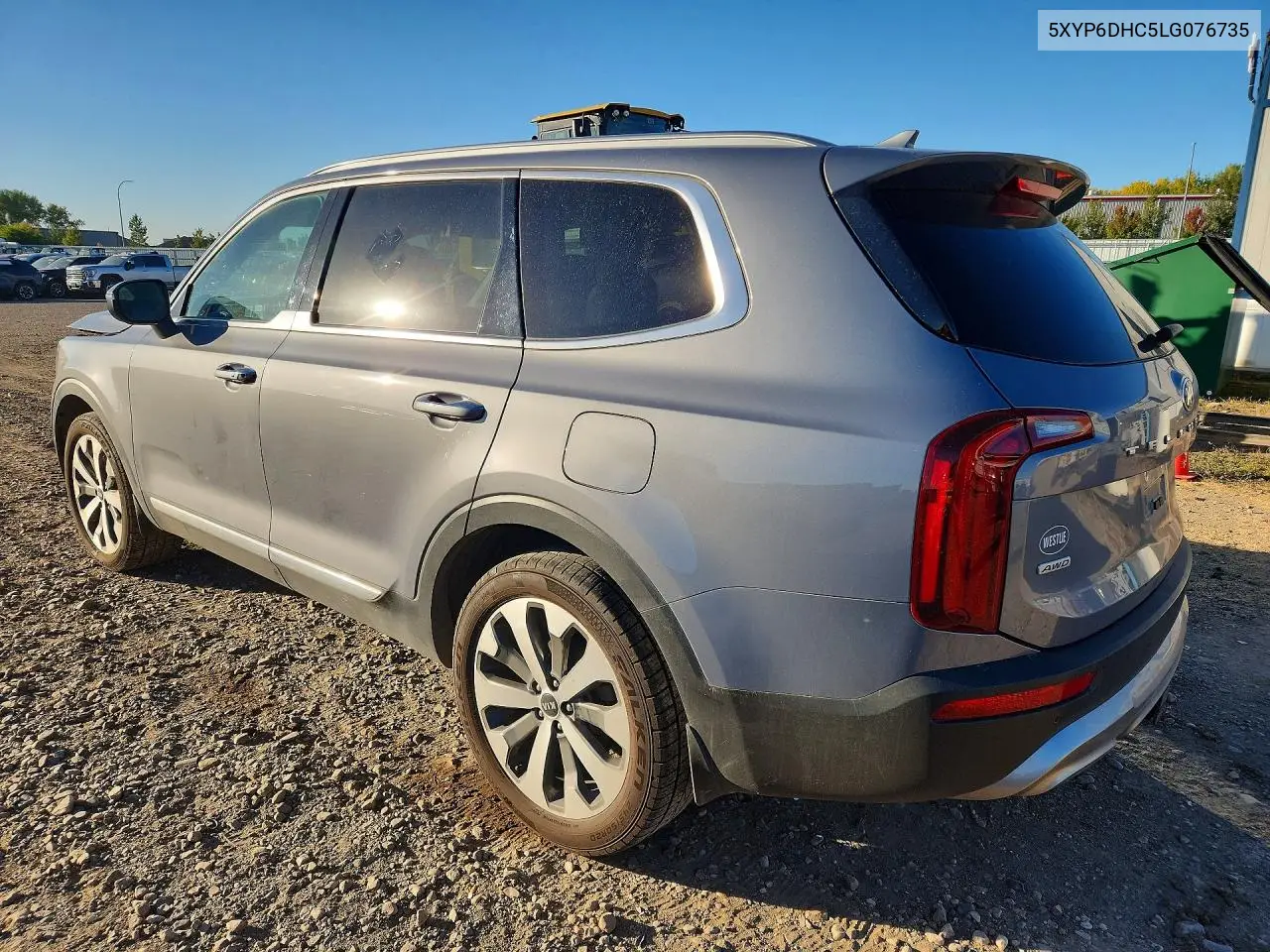 2020 KIA TELLURIDE VIN 5XYP6DHC5LG076735 — фото 2