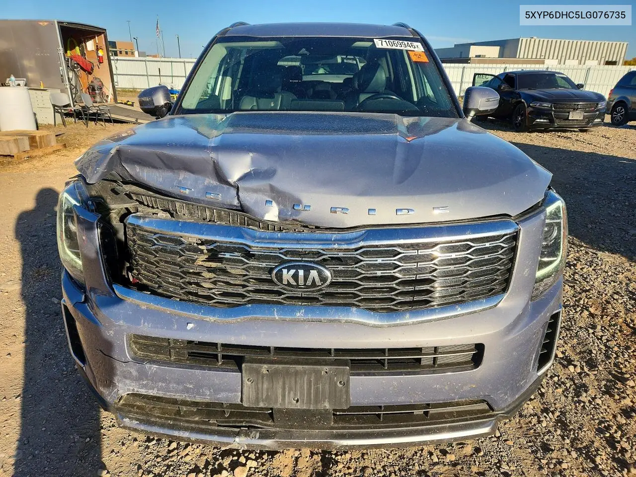 2020 KIA TELLURIDE VIN 5XYP6DHC5LG076735 — фото 5