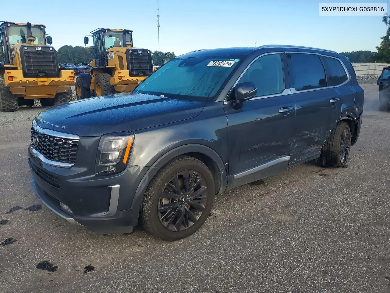 KIA TELLURIDE 2020, VIN 5XYP5DHCXLG058816