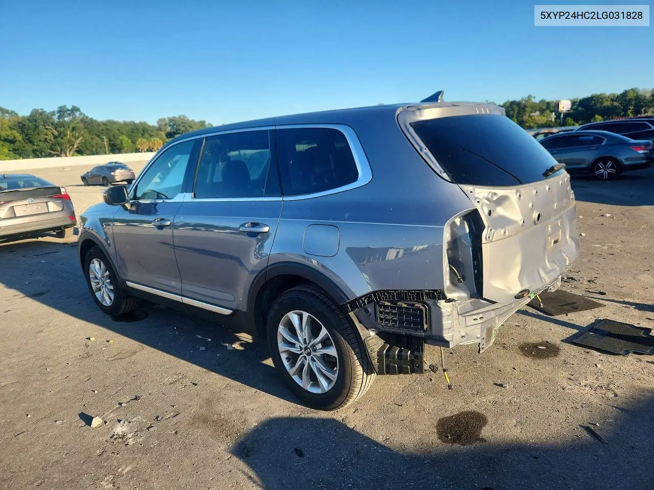 2020 KIA TELLURIDE VIN 5XYP24HC2LG031828 — фото 2
