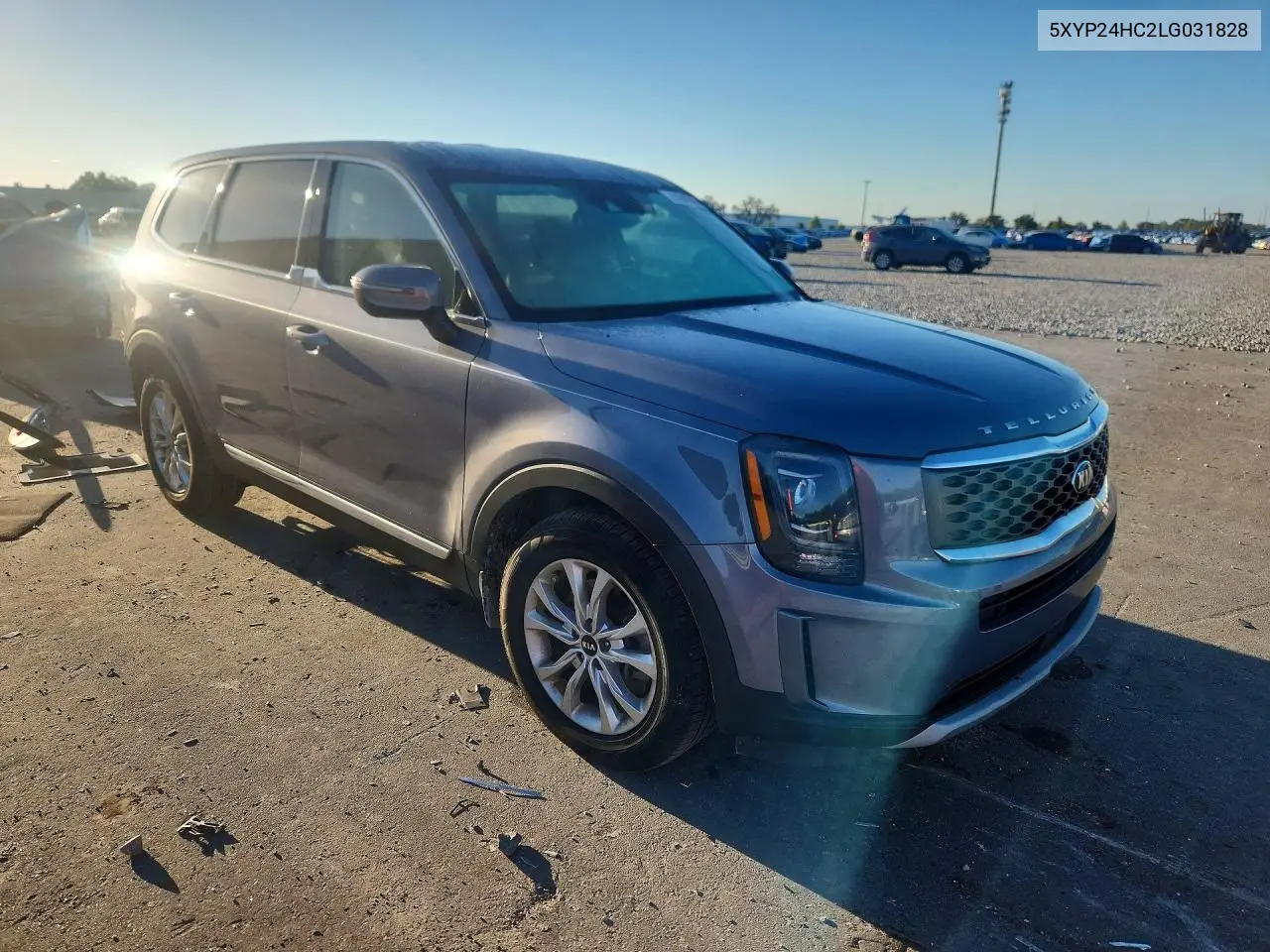 2020 KIA TELLURIDE VIN 5XYP24HC2LG031828 — фото 4