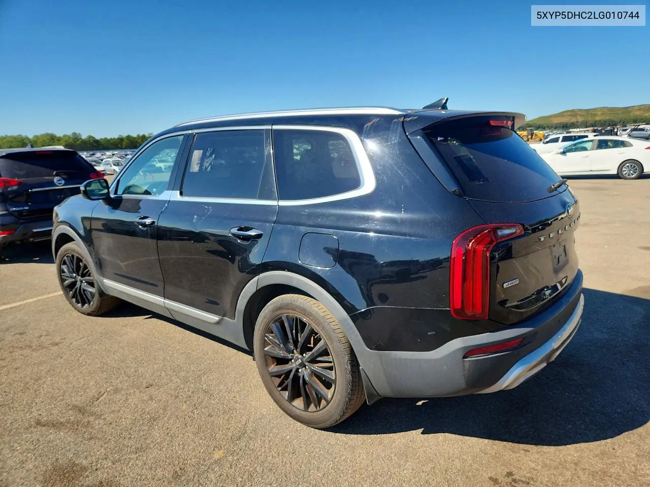 2020 KIA TELLURIDE VIN 5XYP5DHC2LG010744 — фото 2