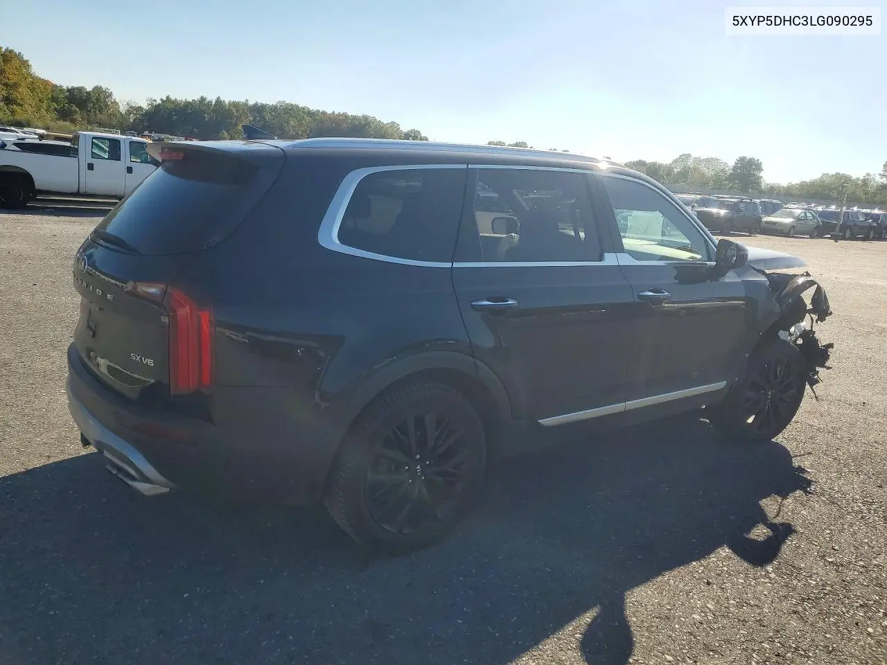 2020 KIA TELLURIDE VIN 5XYP5DHC3LG090295 — фото 3
