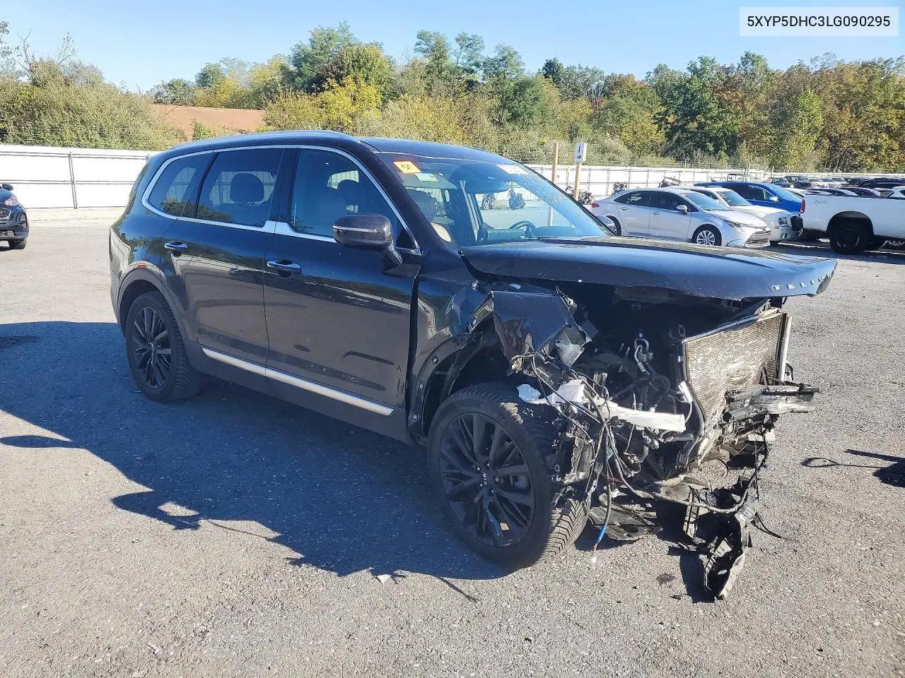 2020 KIA TELLURIDE VIN 5XYP5DHC3LG090295 — фото 4
