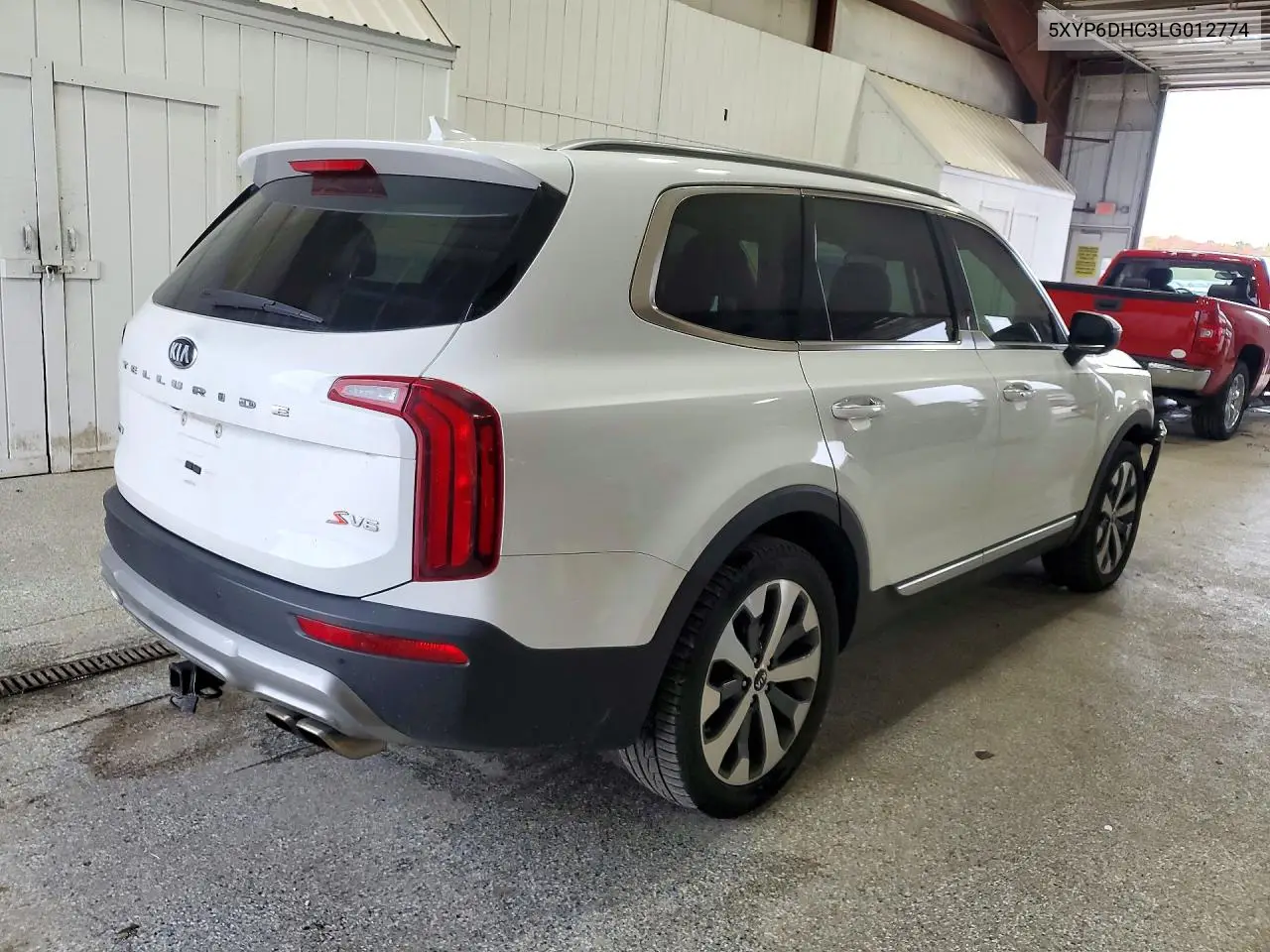 2020 KIA TELLURIDE VIN 5XYP6DHC3LG012774 — фото 3