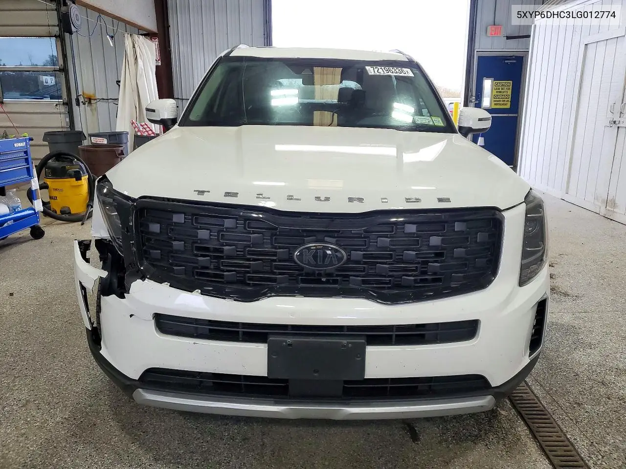 2020 KIA TELLURIDE VIN 5XYP6DHC3LG012774 — фото 5