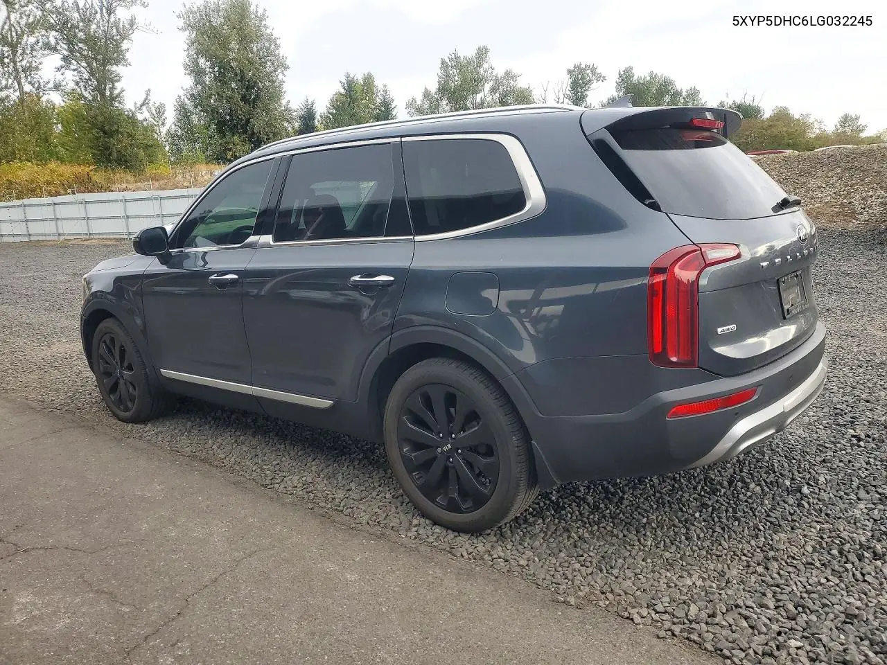 2020 KIA TELLURIDE VIN 5XYP5DHC6LG032245 — фото 2