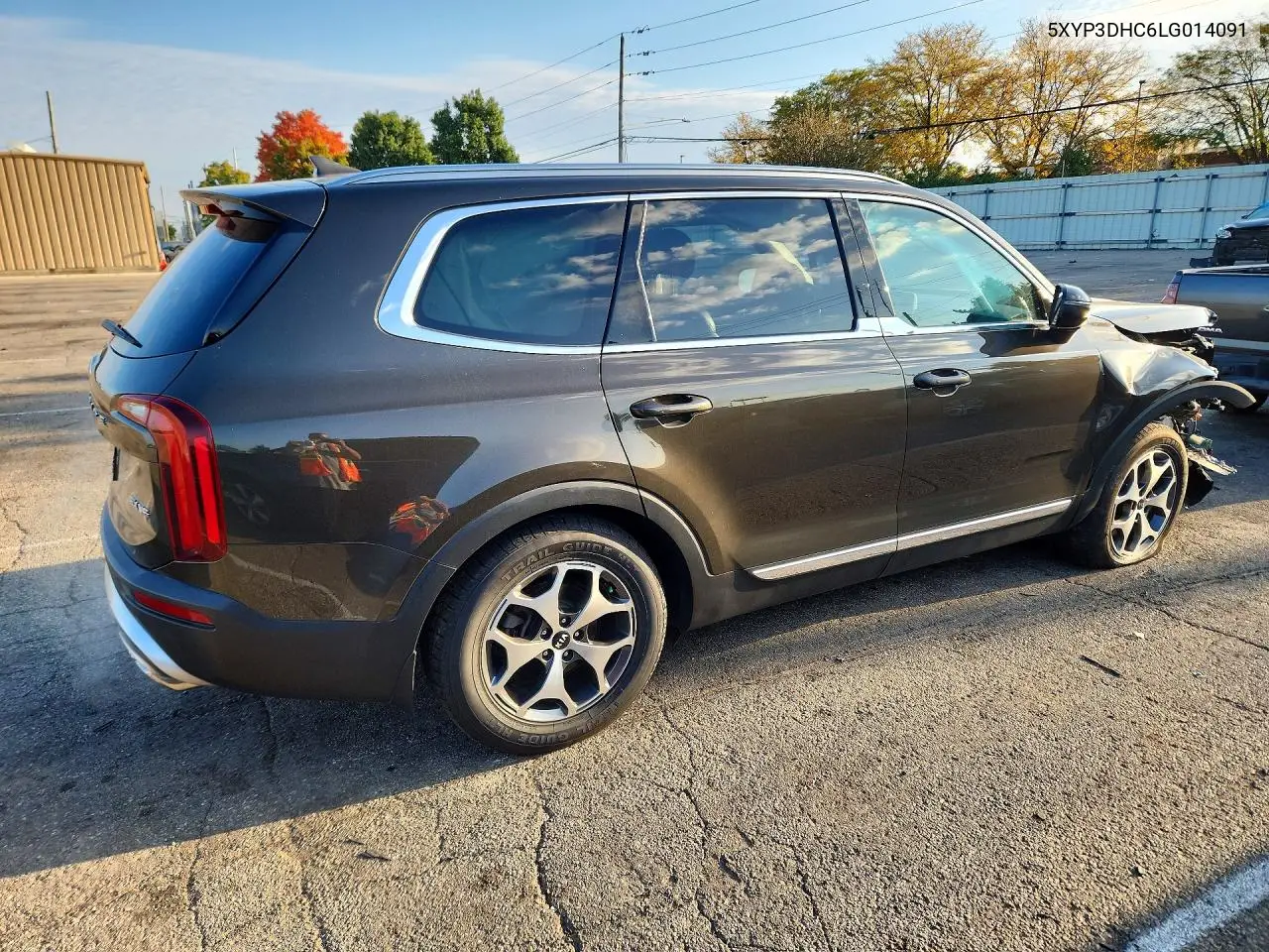 2020 KIA TELLURIDE VIN 5XYP3DHC6LG014091 — фото 3