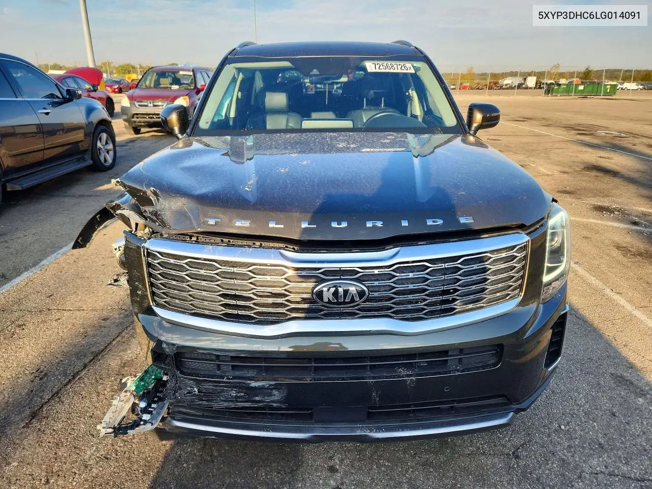 2020 KIA TELLURIDE VIN 5XYP3DHC6LG014091 — фото 5