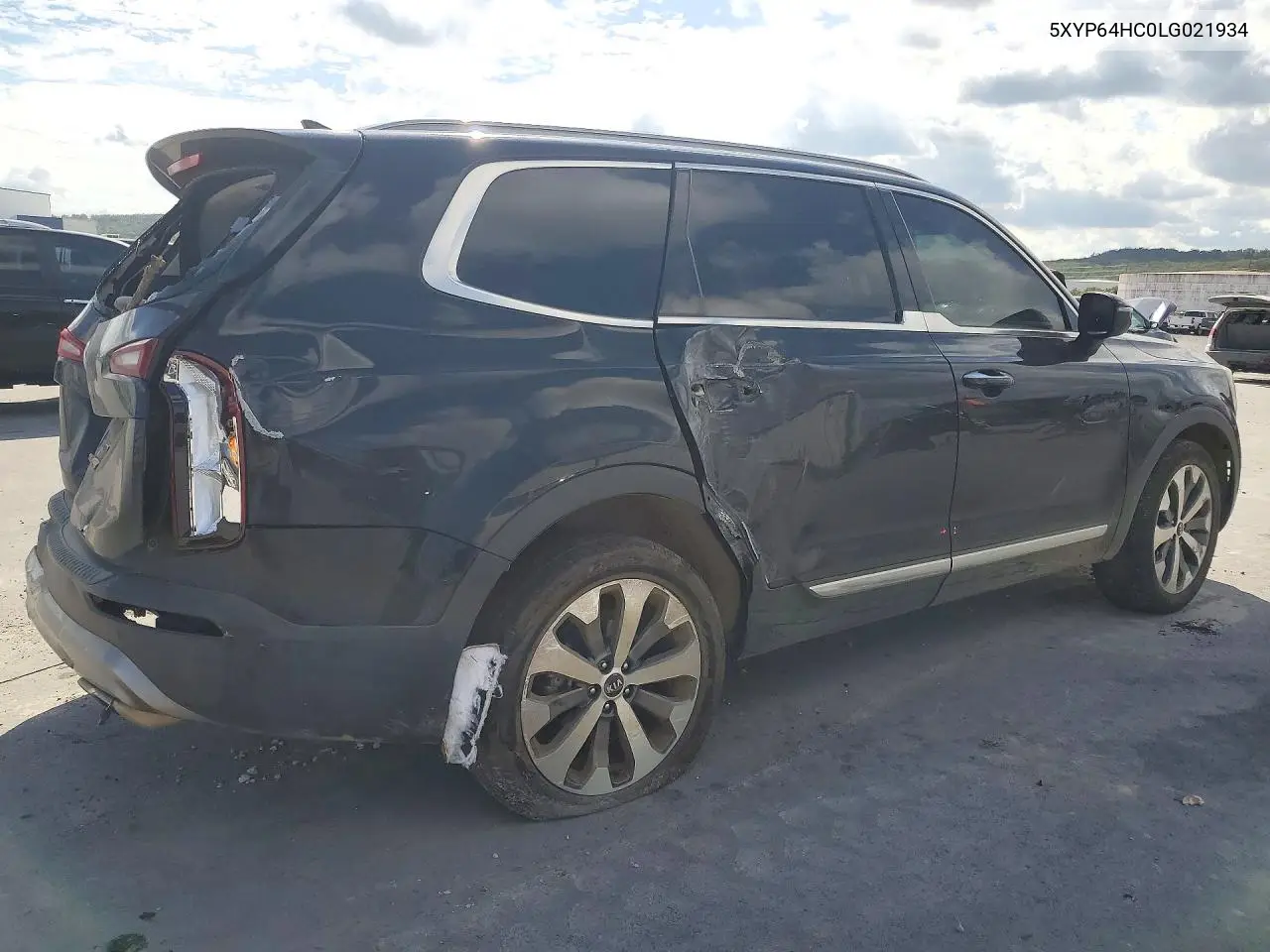 2020 KIA TELLURIDE VIN 5XYP64HC0LG021934 — фото 3