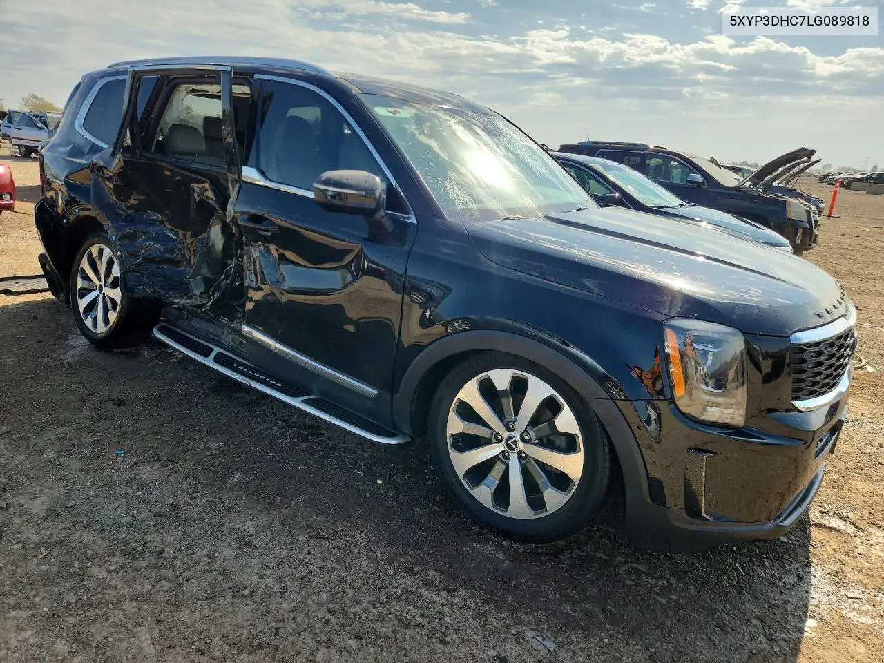2020 KIA TELLURIDE VIN 5XYP3DHC7LG089818 — фото 4