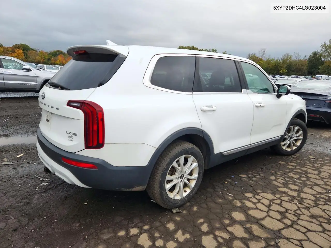 2020 KIA TELLURIDE VIN 5XYP2DHC4LG023004 — фото 3