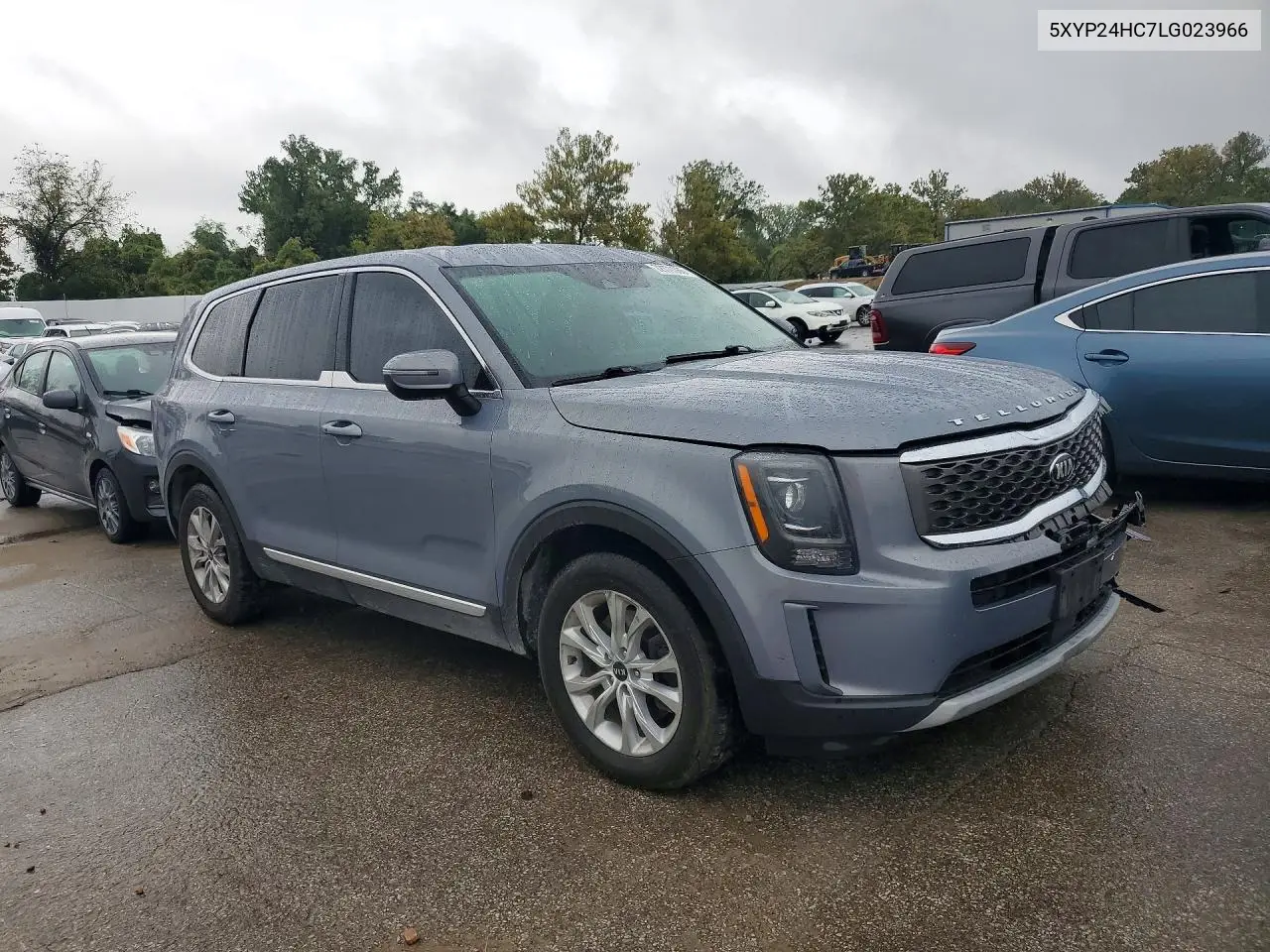 2020 KIA TELLURIDE VIN 5XYP24HC7LG023966 — фото 4