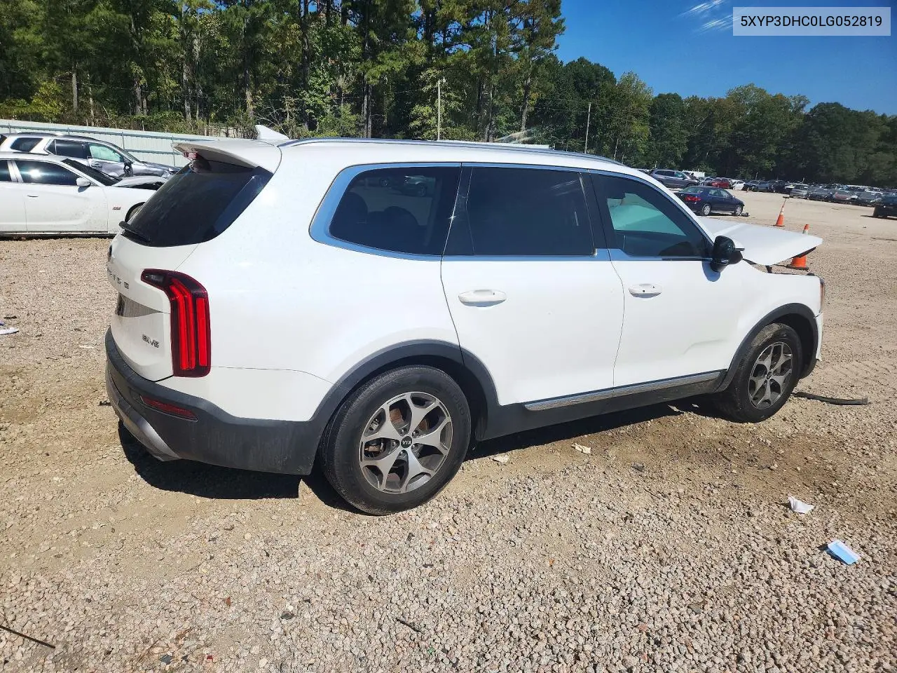 2020 KIA TELLURIDE VIN 5XYP3DHC0LG052819 — фото 3