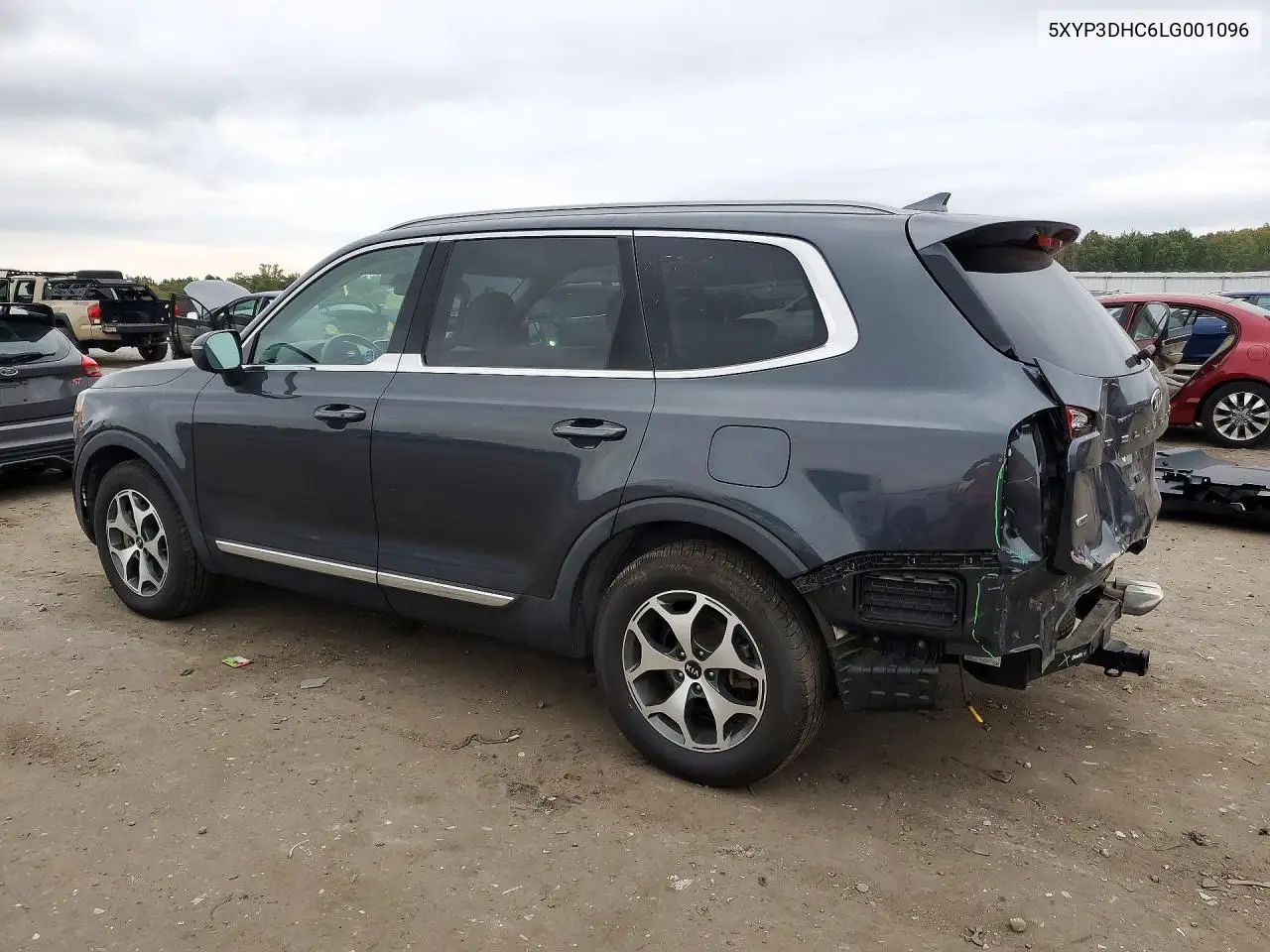 2020 KIA TELLURIDE VIN 5XYP3DHC6LG001096 — фото 2