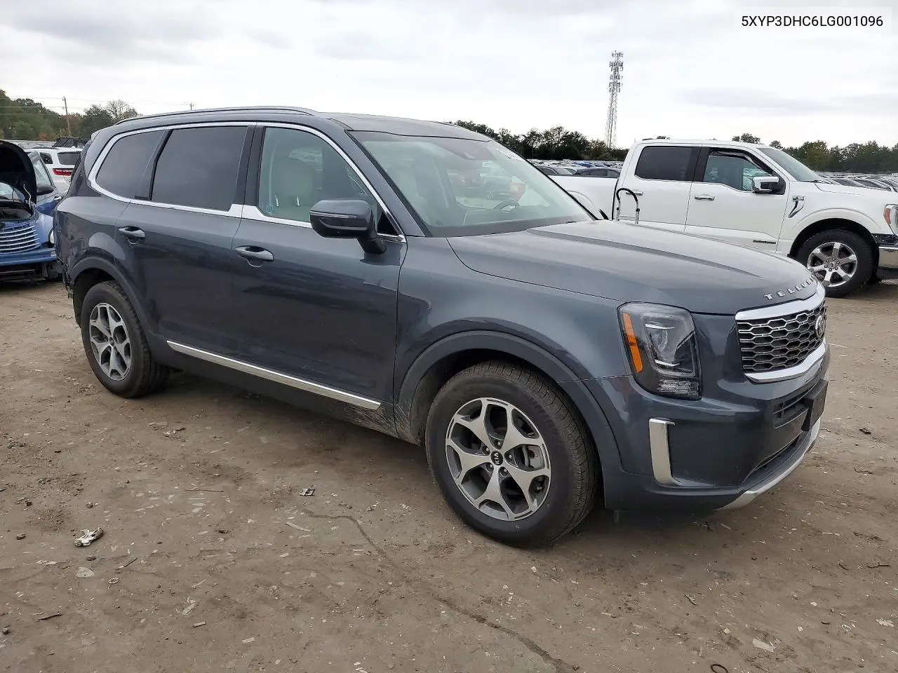 2020 KIA TELLURIDE VIN 5XYP3DHC6LG001096 — фото 4