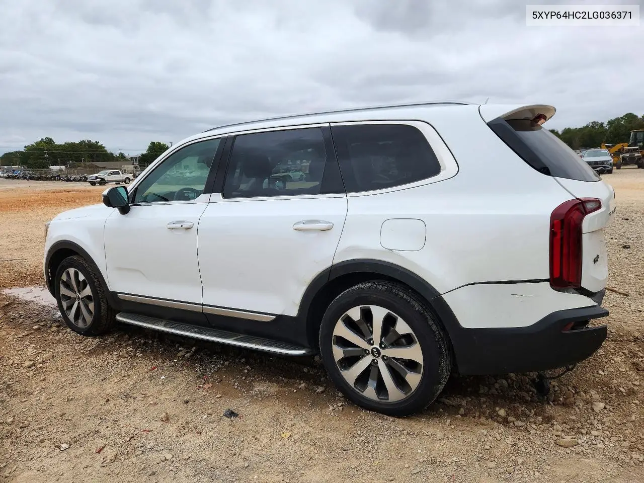 2020 KIA TELLURIDE VIN 5XYP64HC2LG036371 — фото 2