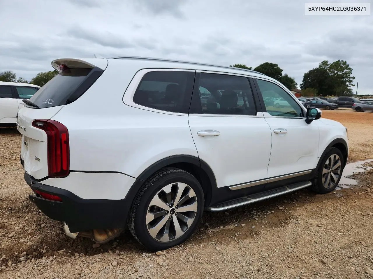 2020 KIA TELLURIDE VIN 5XYP64HC2LG036371 — фото 3