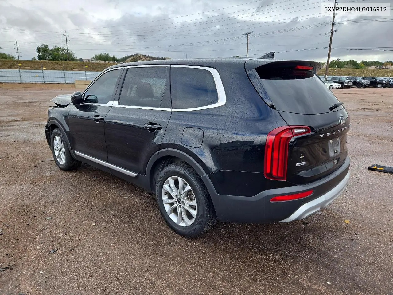 2020 KIA TELLURIDE VIN 5XYP2DHC4LG016912 — фото 2