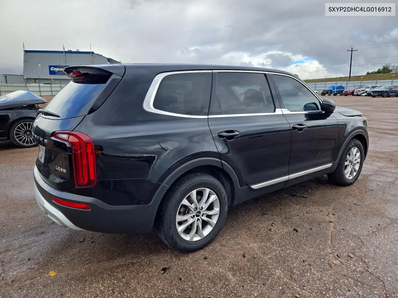 2020 KIA TELLURIDE VIN 5XYP2DHC4LG016912 — фото 3