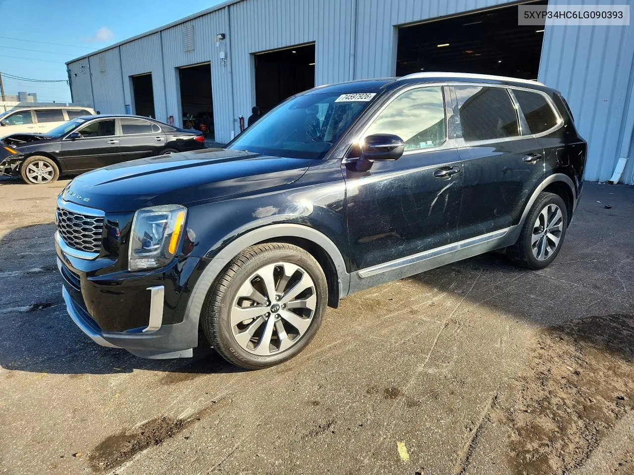 KIA TELLURIDE 2020, VIN 5XYP34HC6LG090393
