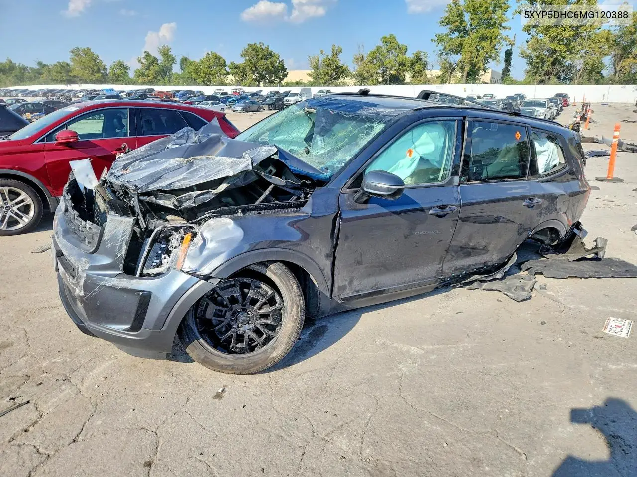 KIA TELLURIDE 2021, VIN 5XYP5DHC6MG120388