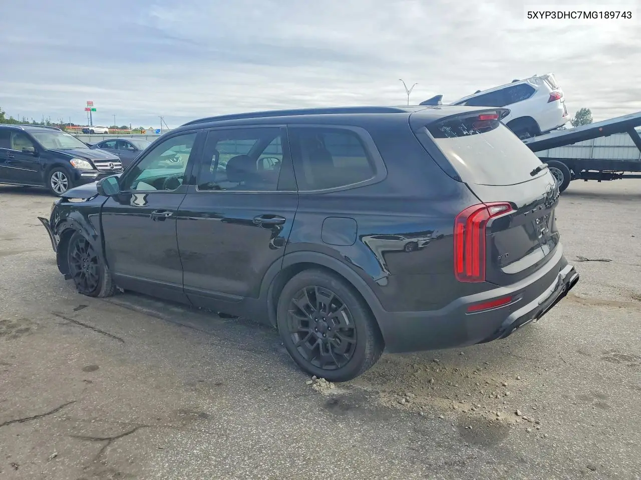 2021 KIA TELLURIDE VIN 5XYP3DHC7MG189743 — фото 2