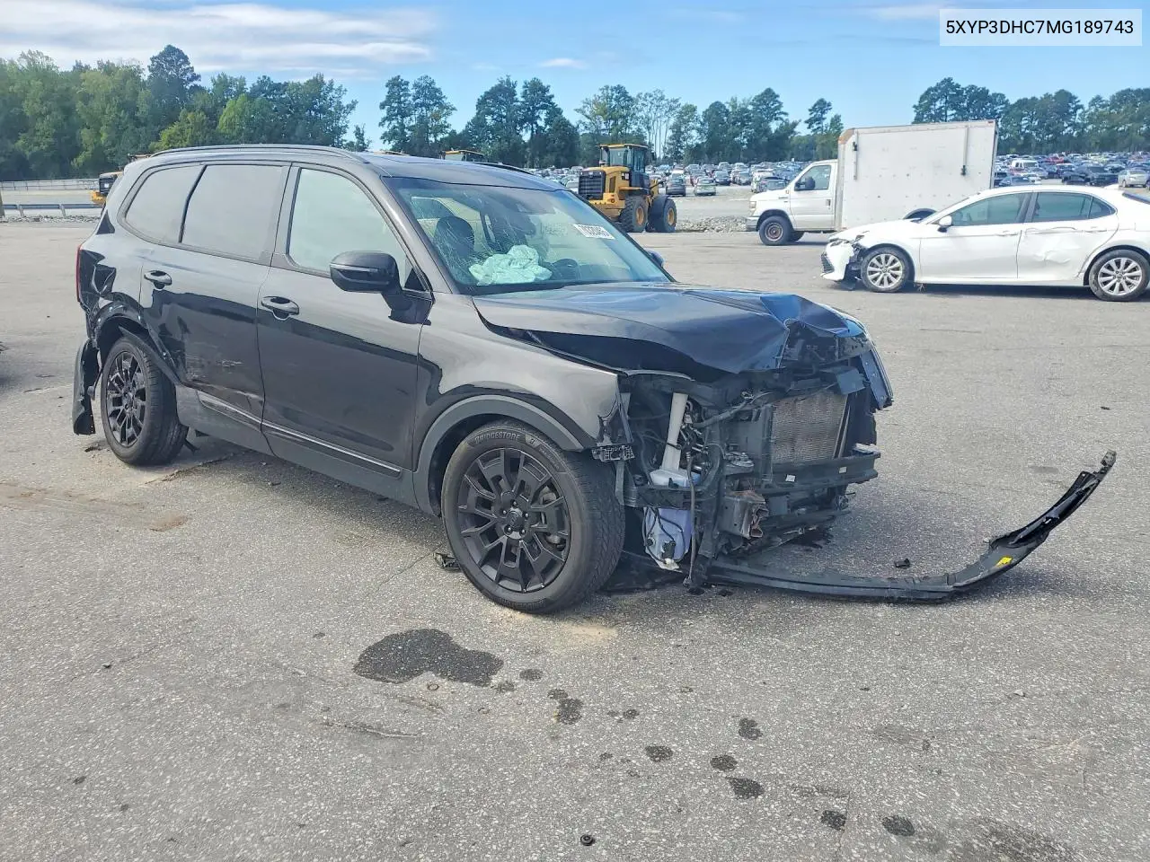 2021 KIA TELLURIDE VIN 5XYP3DHC7MG189743 — фото 4