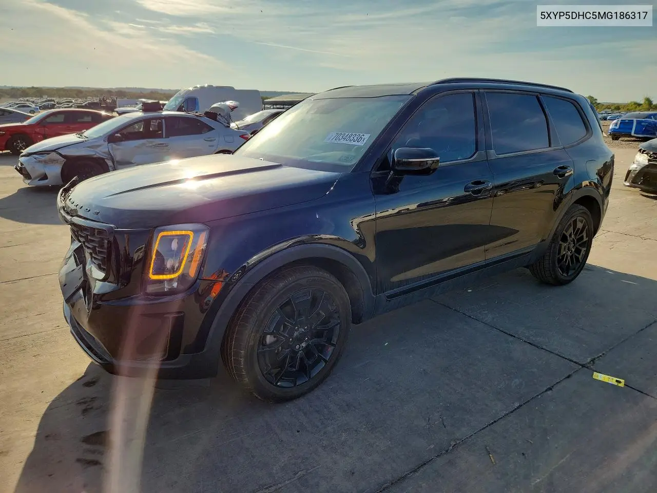 KIA TELLURIDE 2021, VIN 5XYP5DHC5MG186317