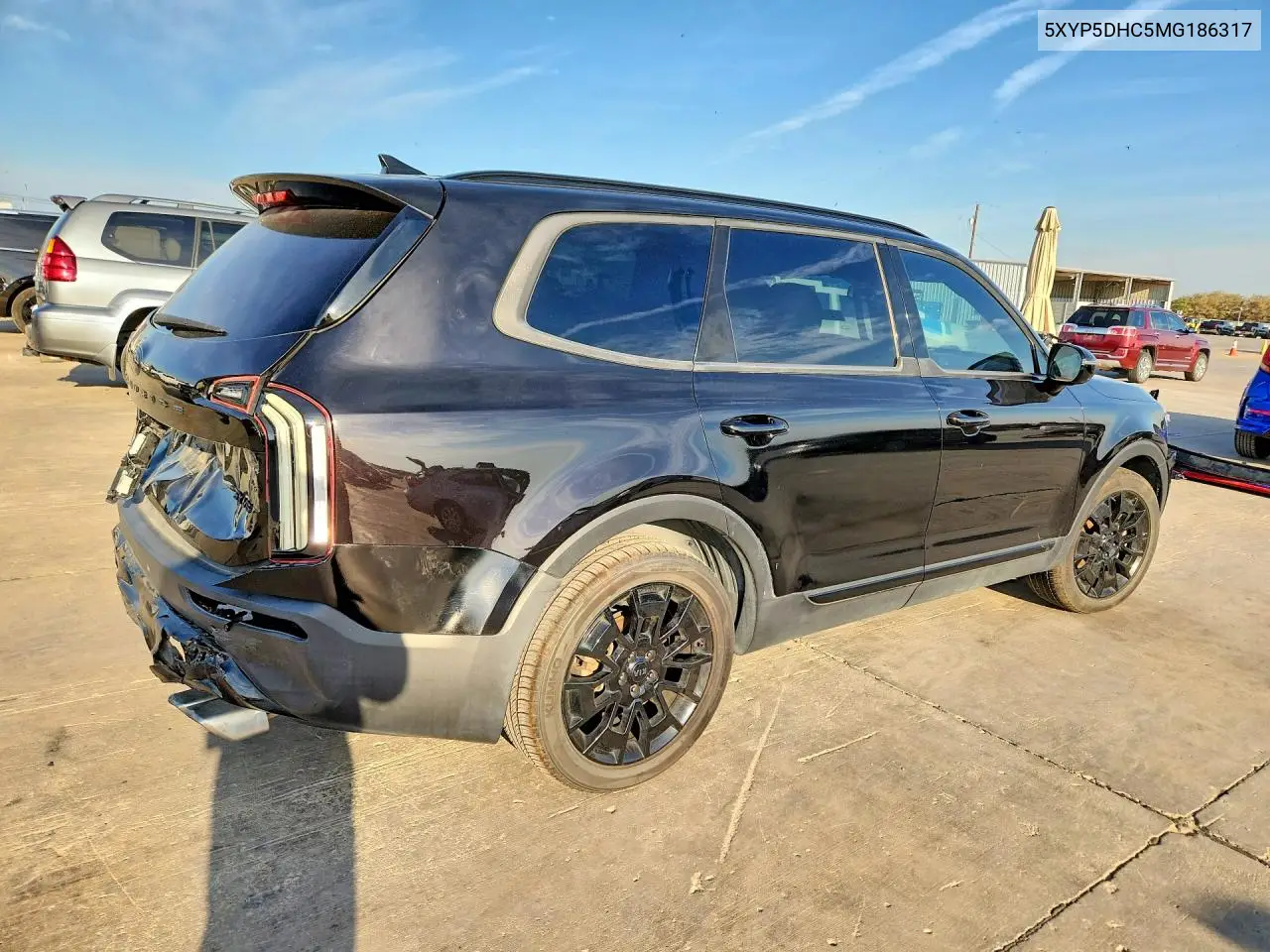 2021 KIA TELLURIDE VIN 5XYP5DHC5MG186317 — фото 3