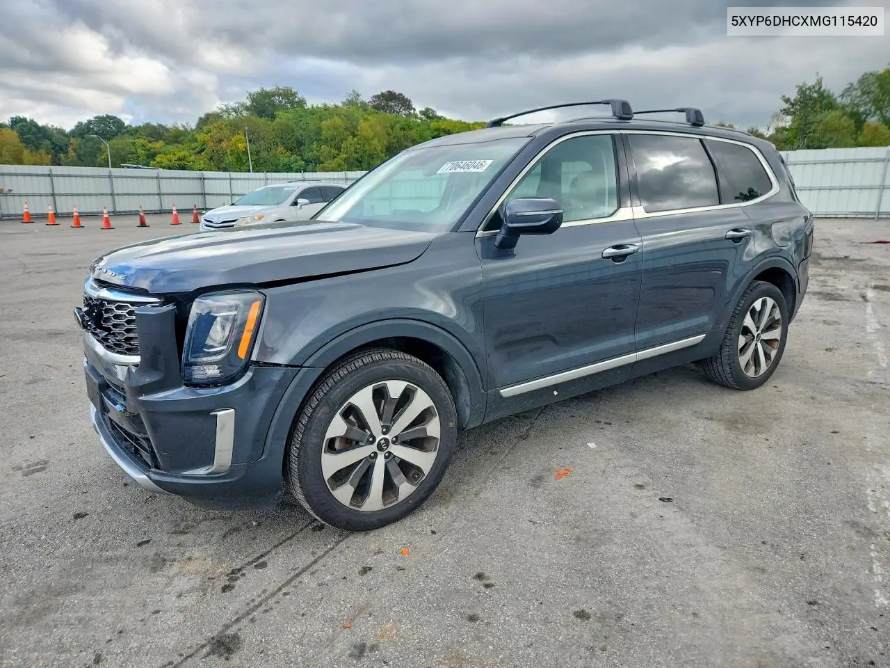 KIA TELLURIDE 2021, VIN 5XYP6DHCXMG115420