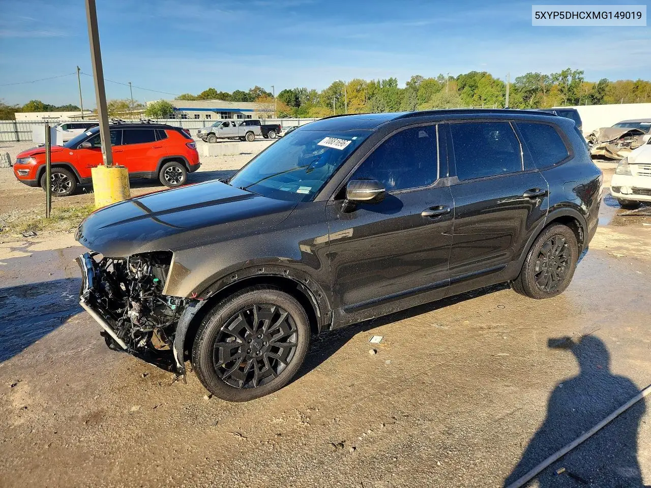 KIA TELLURIDE 2021, VIN 5XYP5DHCXMG149019
