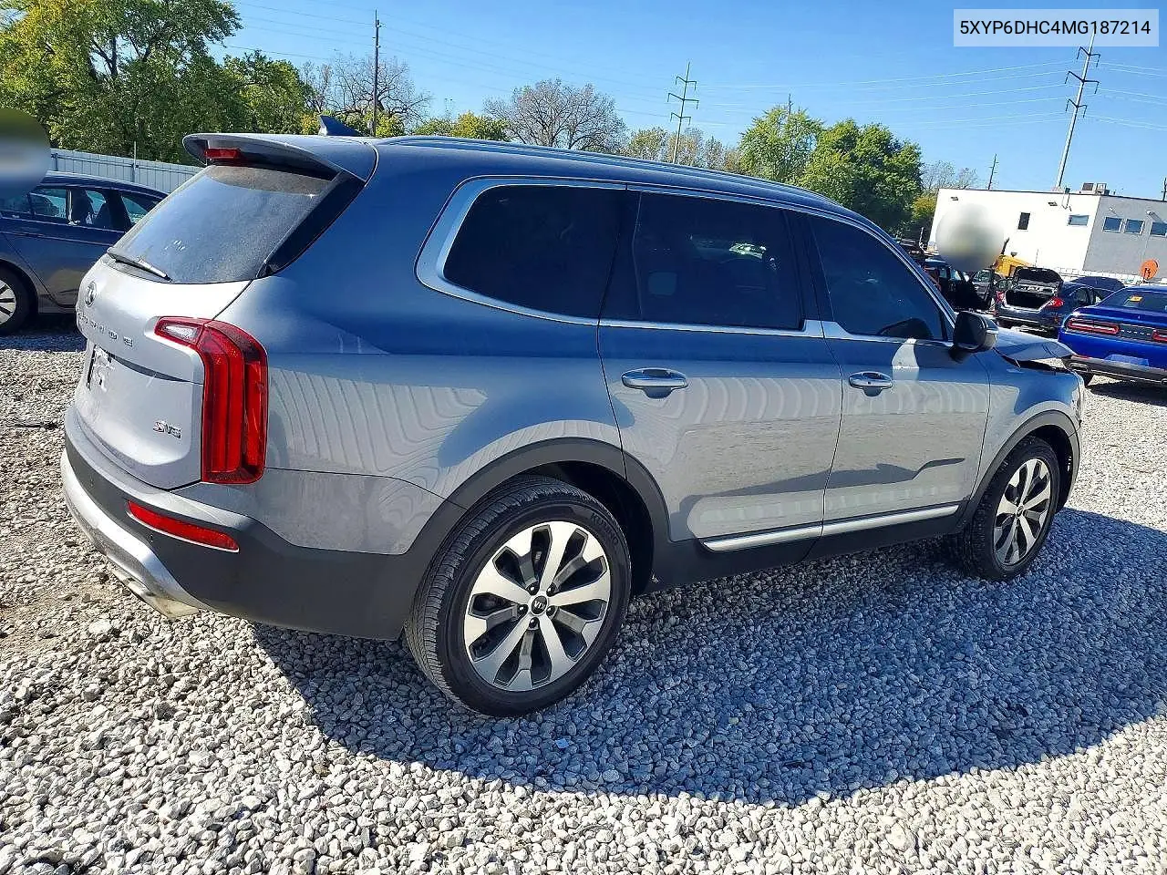 2021 KIA TELLURIDE VIN 5XYP6DHC4MG187214 — фото 3