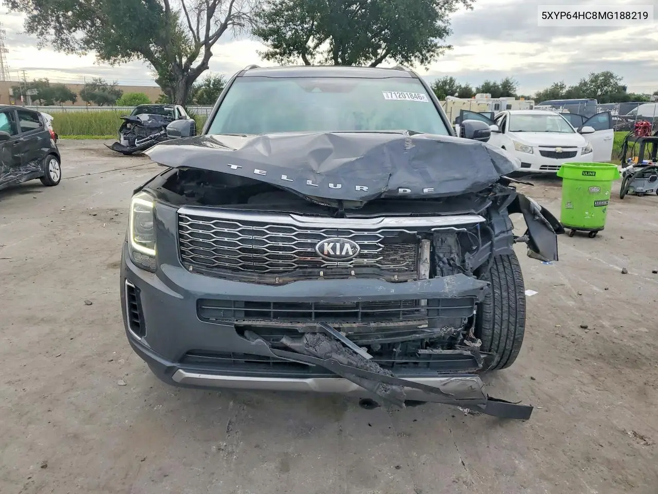 2021 KIA TELLURIDE VIN 5XYP64HC8MG188219 — фото 5