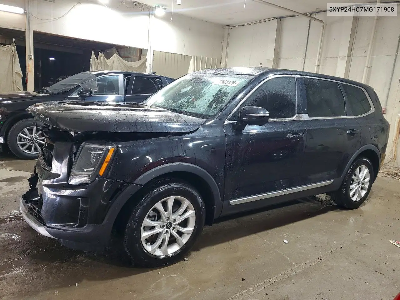 KIA TELLURIDE 2021, VIN 5XYP24HC7MG171908