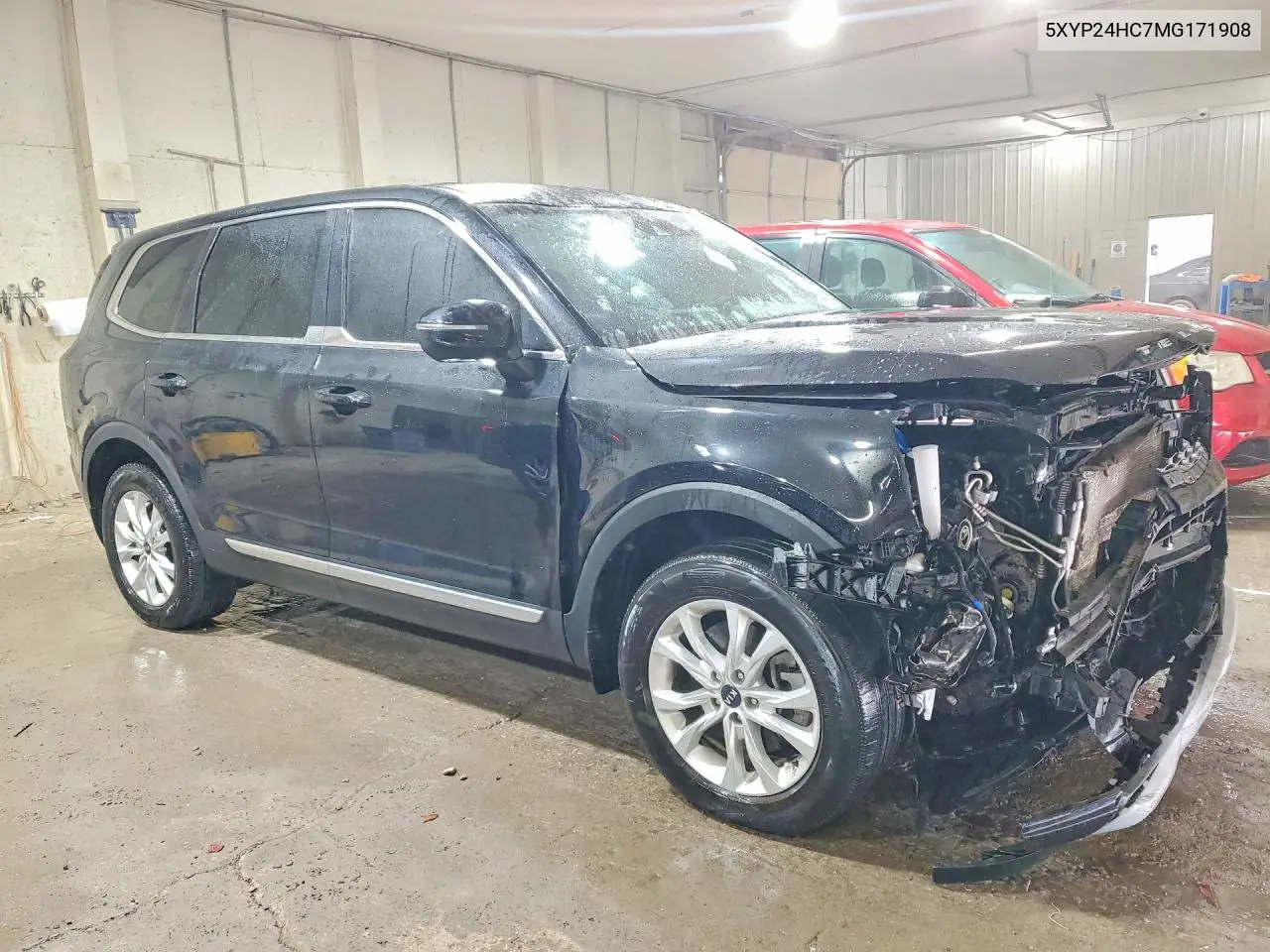 2021 KIA TELLURIDE VIN 5XYP24HC7MG171908 — фото 4