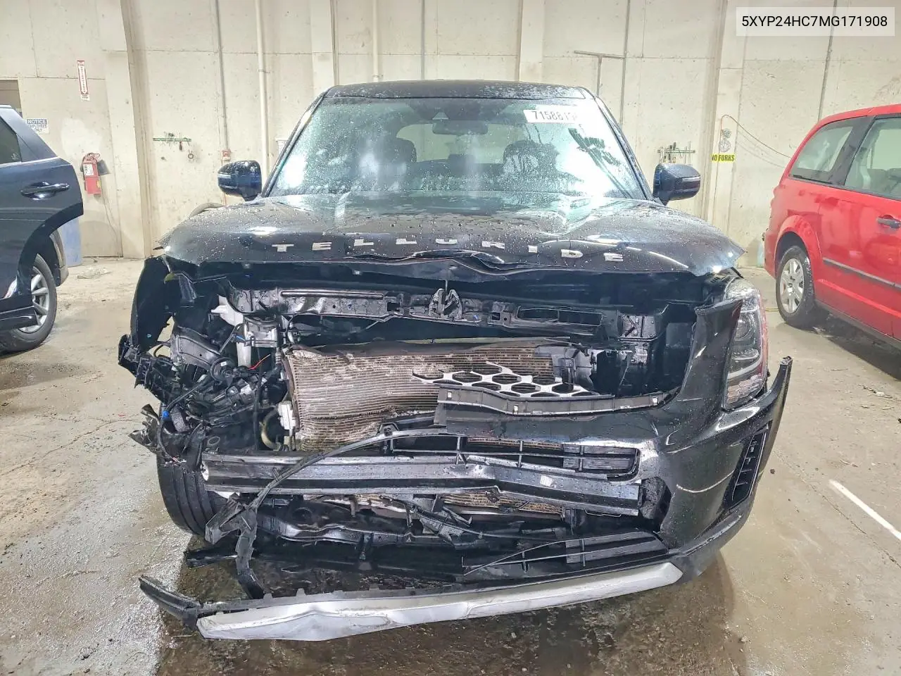 2021 KIA TELLURIDE VIN 5XYP24HC7MG171908 — фото 5