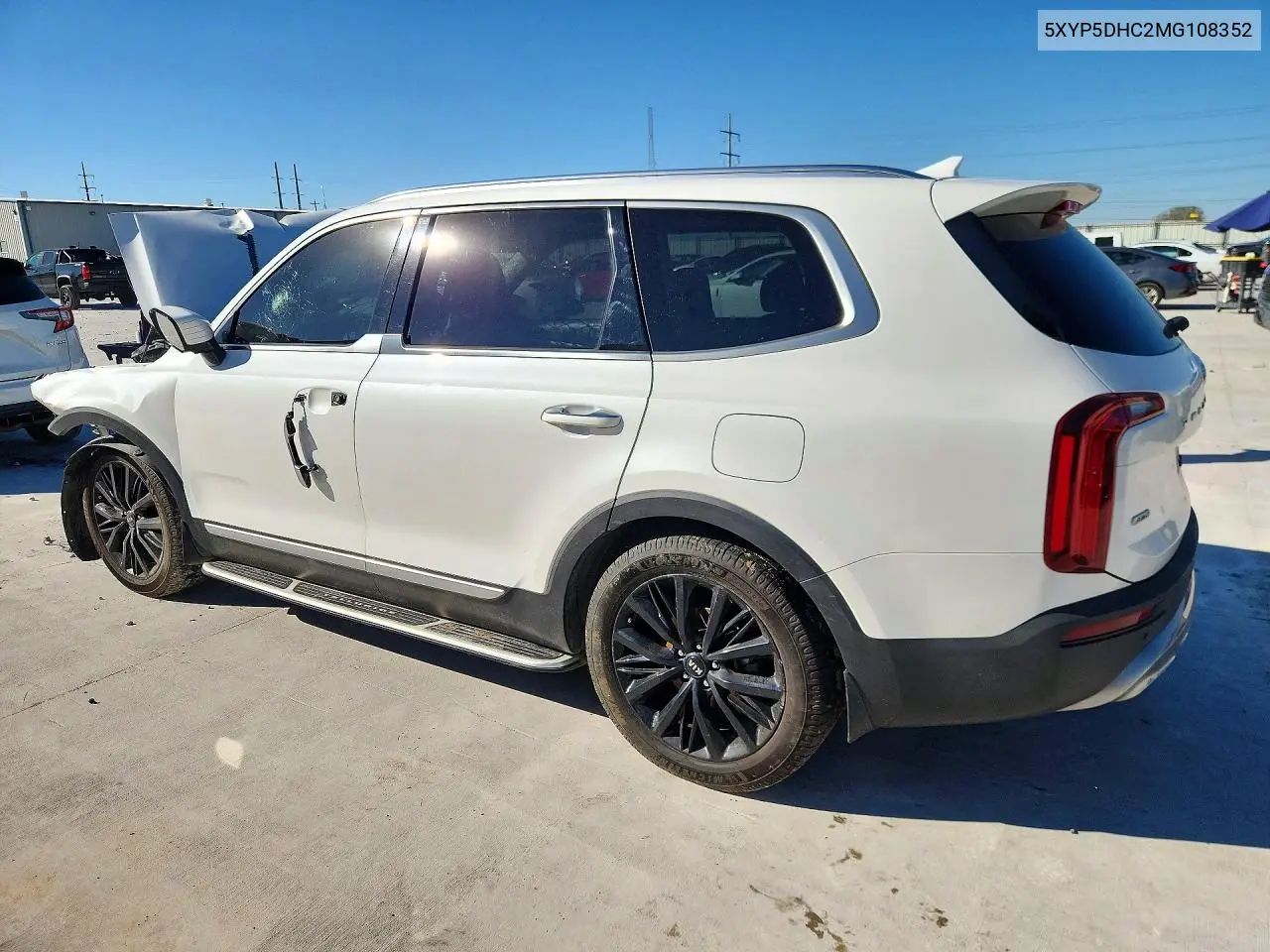 2021 KIA TELLURIDE VIN 5XYP5DHC2MG108352 — фото 2