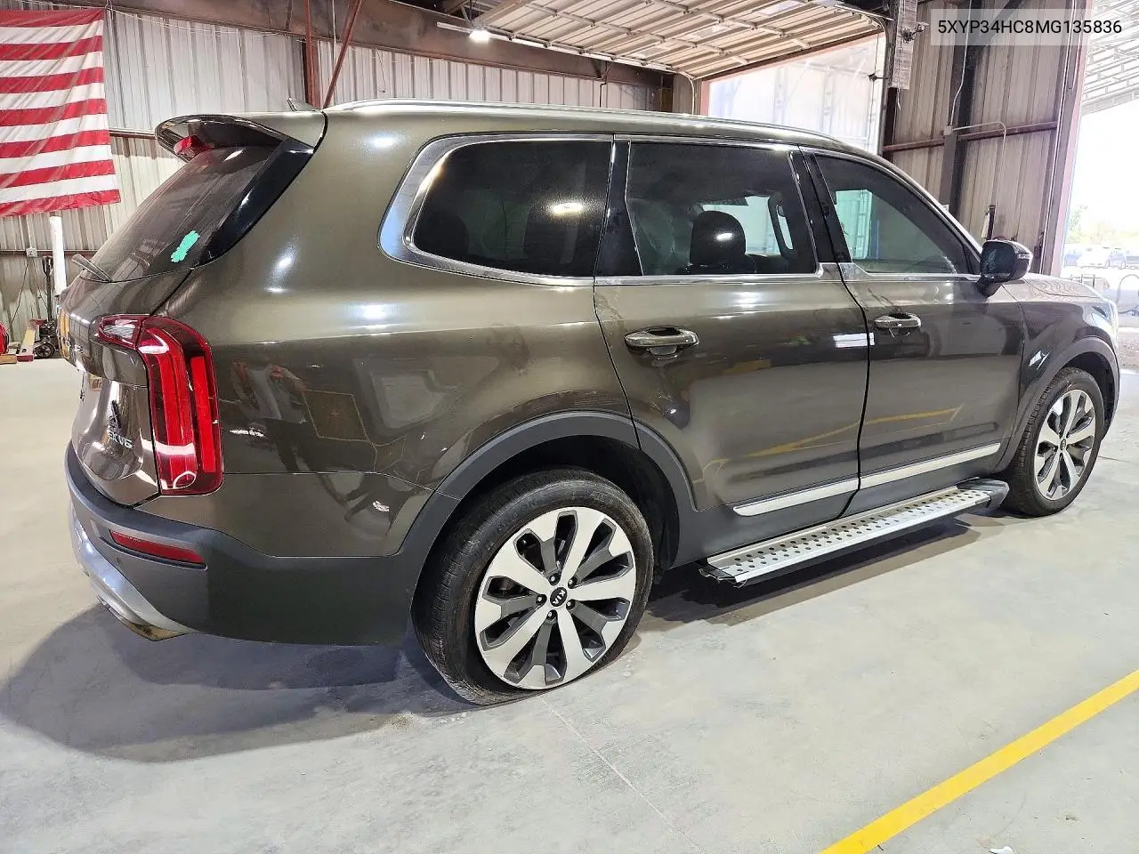 2021 KIA TELLURIDE VIN 5XYP34HC8MG135836 — фото 3