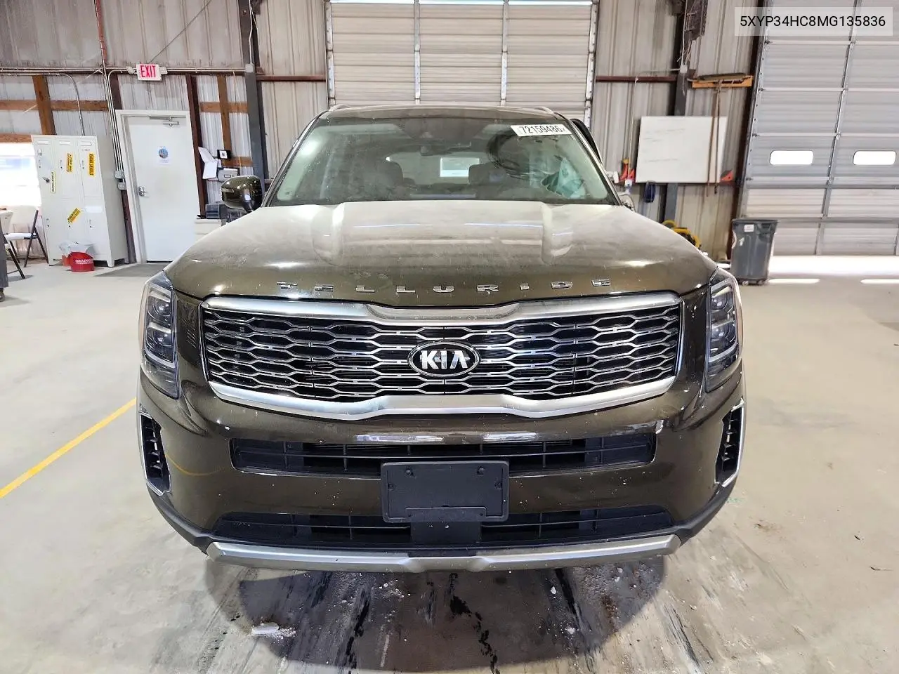 2021 KIA TELLURIDE VIN 5XYP34HC8MG135836 — фото 5