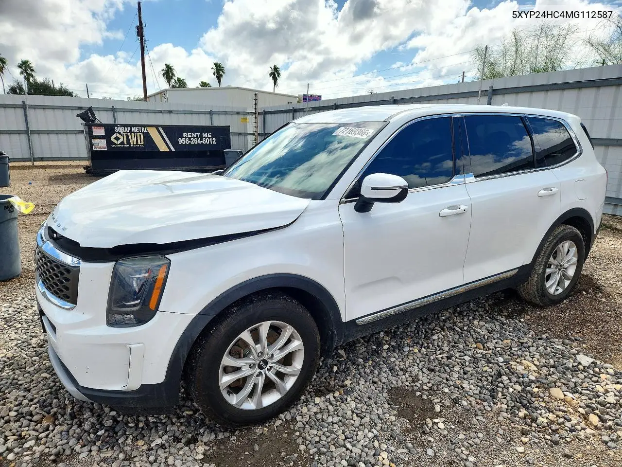 KIA TELLURIDE 2021, VIN 5XYP24HC4MG112587