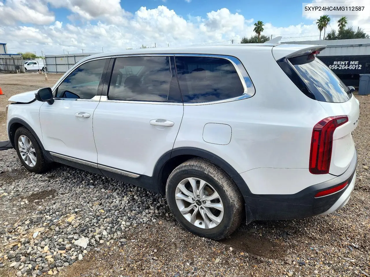 2021 KIA TELLURIDE VIN 5XYP24HC4MG112587 — фото 2
