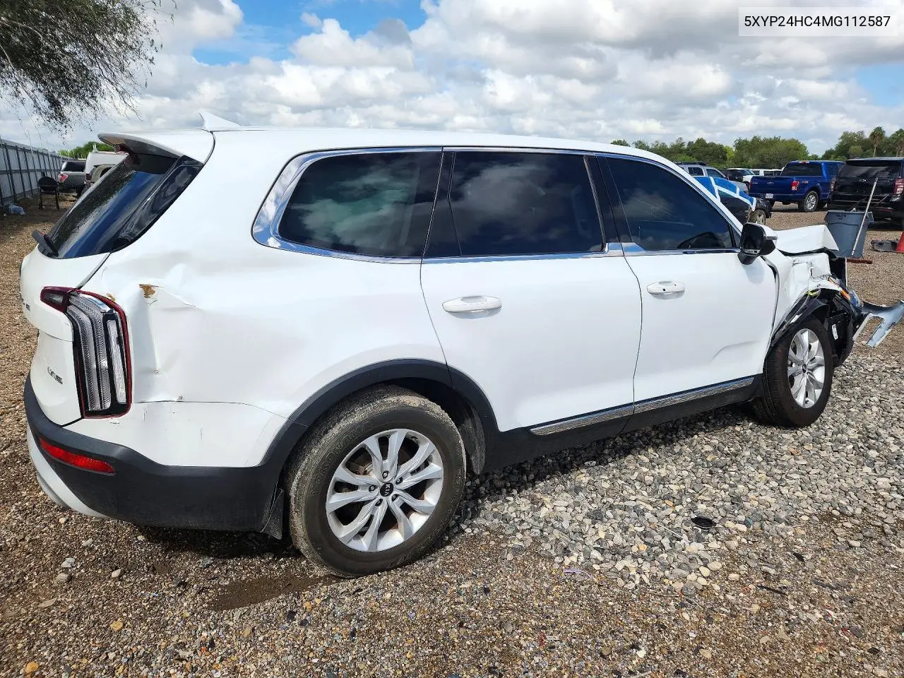2021 KIA TELLURIDE VIN 5XYP24HC4MG112587 — фото 3