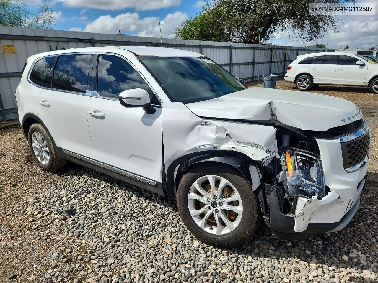 2021 KIA TELLURIDE VIN 5XYP24HC4MG112587 — фото 4