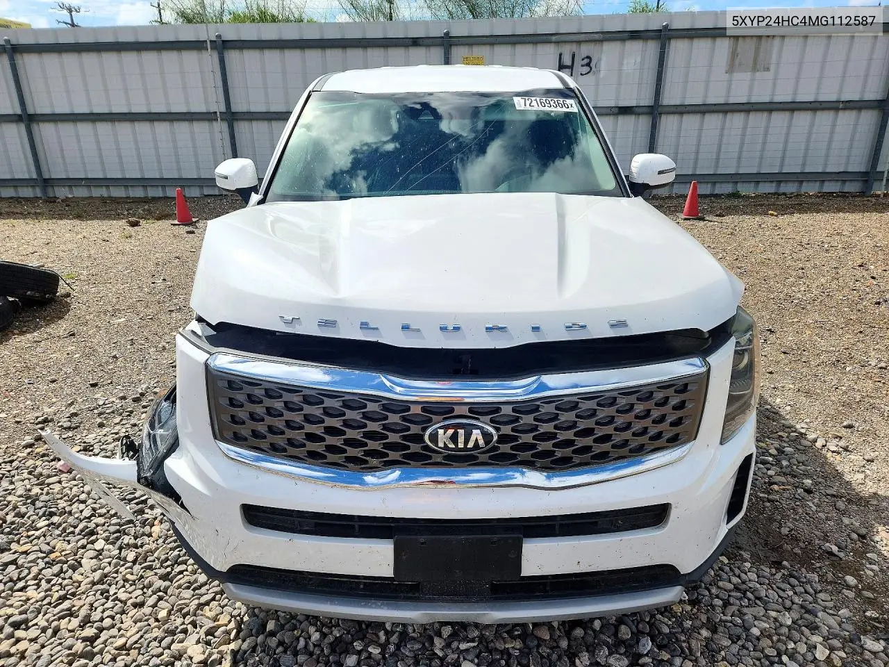 2021 KIA TELLURIDE VIN 5XYP24HC4MG112587 — фото 5