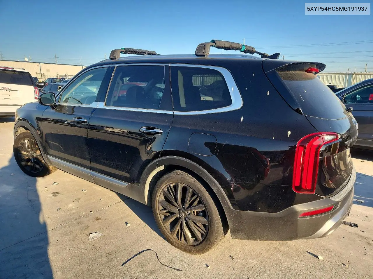 2021 KIA TELLURIDE VIN 5XYP54HC5MG191937 — фото 2